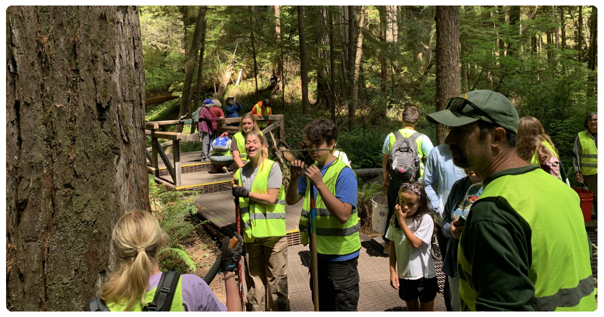 Volunteers making a difference in our parks. Photo courtesty of RPC.